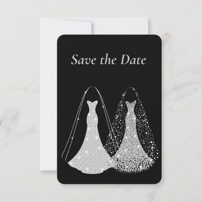 HBTQ Save The Date-kort Spara Datumet (Framsida)