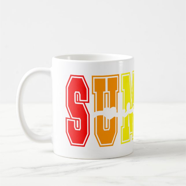 HBTQ Sommarstämning | Regnbågsstolthet Kaffemugg (Vänster)