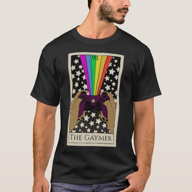 HBTQ-spelaren tarotpojken T Shirt (Framsida)