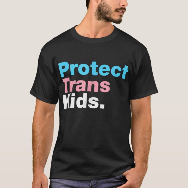 HBTQ Stöd Skydda Transbarn HBTQ Stolthet Påsk D T Shirt (Framsida)