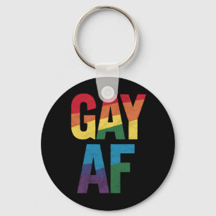 HBTQ-stolt AF HBTQ present HBTQ månad Nyckelring