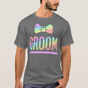 HBTQ-stolt Pride Svärmning Bröllop Regnbåge Snibb  T Shirt