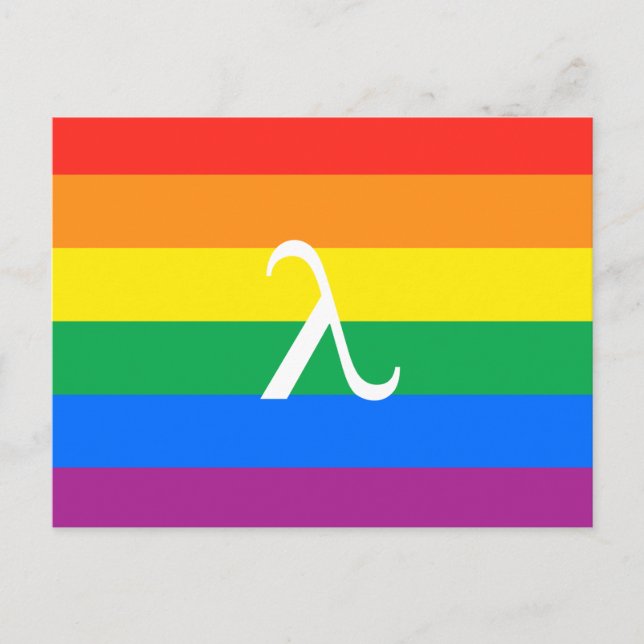 HBTQ-stolthet Aktivism Vykort (Framsida)