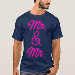 Hbtq-stolthet Gay Svärmannafest Herr och Herr Förl T Shirt