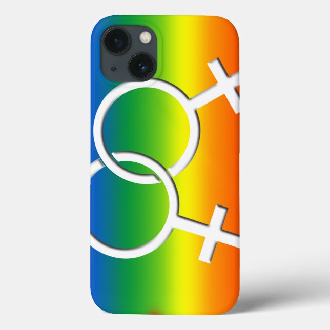 HBTQ Stolthet iPad-fodral Samkönad Kärlek Surfplat (Baksida)