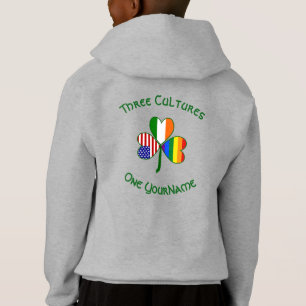 Hbtq Stolthet Irland USA Shamrock Flag Personlig T Shirt