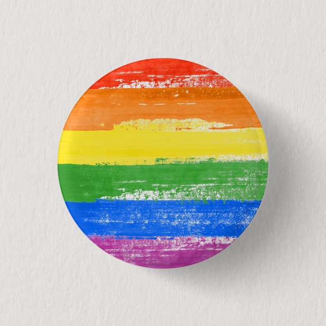 HBTQ Stolthet Måla Knapp (Framsida)