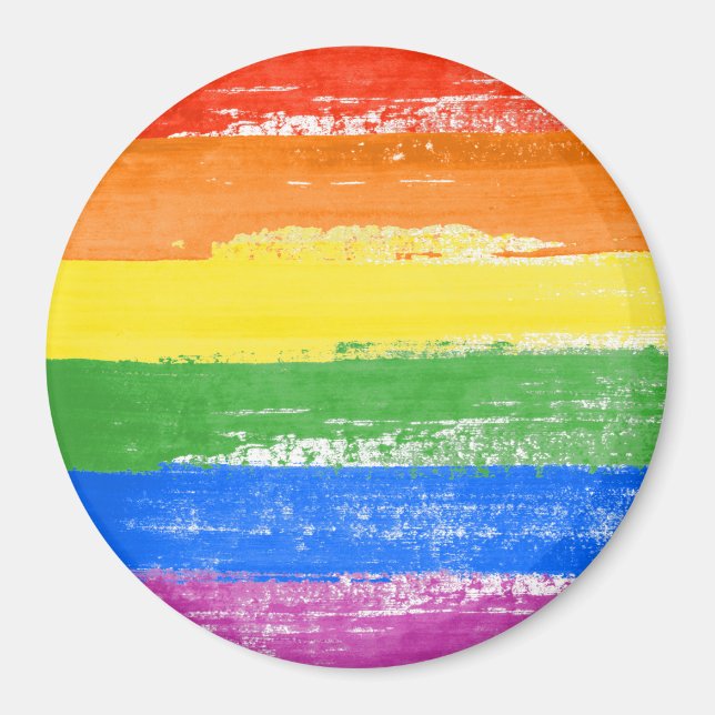 HBTQ Stolthet Måla Magnet (Framsidan)