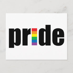 HBTQ Stolthet Postkort Vykort