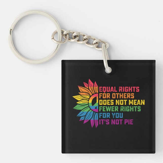 HBTQ Stolthet Solros lika rättigheter för andra (Framsidan)