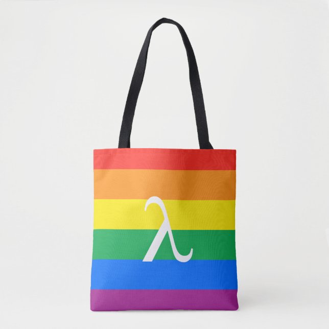 HBTQ-stolthetsaktivism Tygkasse (Framsida)