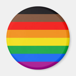 HBTQ-stolthetsflagga (8 ränder) Magnet