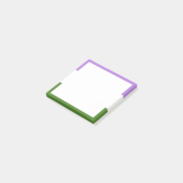 Hbtq-stolthetsflagga Post-it Block (Vinklad)