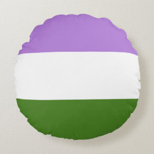 Hbtq-stolthetsflagga Rund Kudde