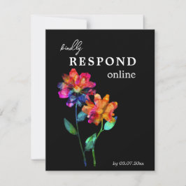 🌈 HBTQ Svara online Blommor & Stolthet OSA Kort