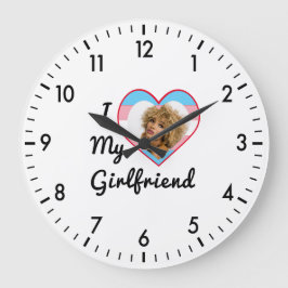 HBTQ Trans stolthet Anpassad bild Jag älskar min f Stor Klocka