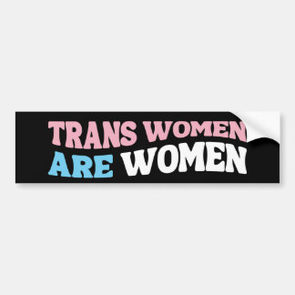 HBTQ Transpersoner Transkvinnor Är Kvinnor Bildekal
