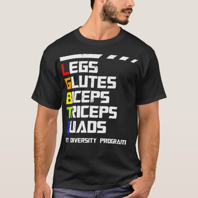 HBTQ-utbildningsprogram för rolig gay queer T Shirt (Framsida)