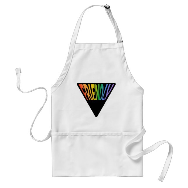 HBTQ-vänlig triangel Förkläde (Framsidan)