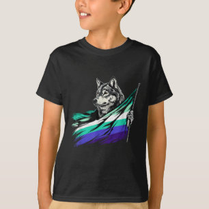 Hbtq Varg Gay Manlig Flagga Mlm Pride Hbtq Mlm Fla T Shirt