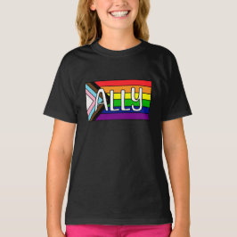 HBTQIA+ anhängare | Regnbagsflagga T Shirt