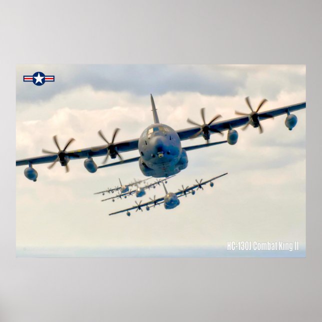 HC-130J COMBAT KUNG II POSTER (Framsidan)