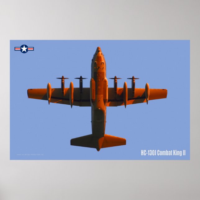 HC-130J COMBAT KUNG II POSTER (Framsidan)