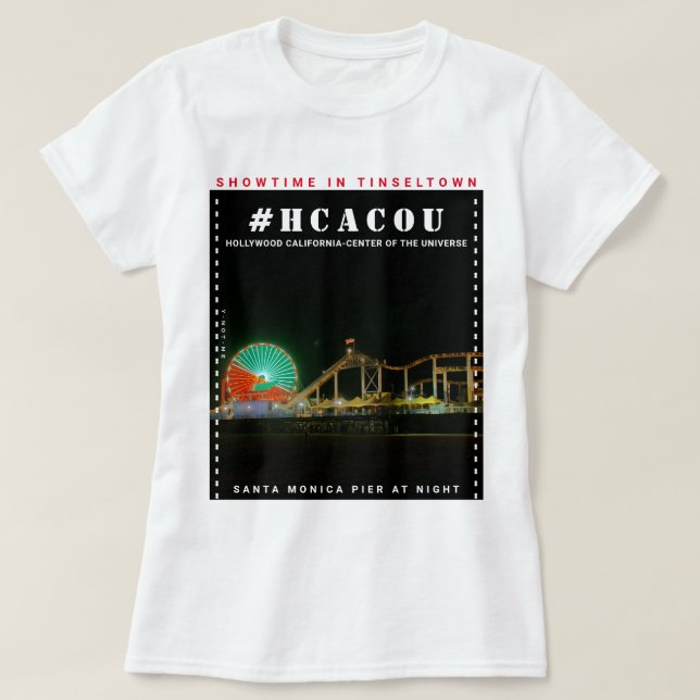 HCACOU #HCACOU SANTA MONICA   T SHIRT (Design framsida)