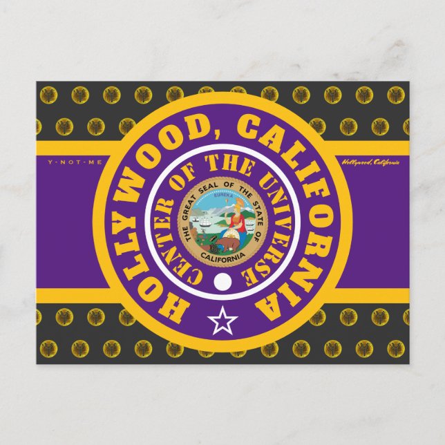 HCACOU HOLLYWOOD, CA (COU) 2 VYKORT (Framsida)