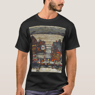 Hd-hus med Tvätt av Egon Schiele 1914. Hög T Shirt