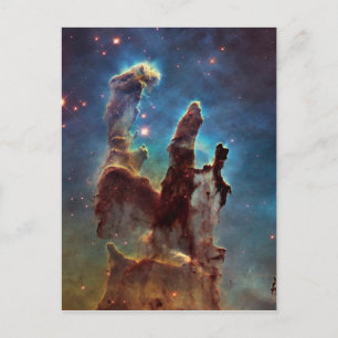 HDR Eagle Nebula Pillars of Creation Vykort