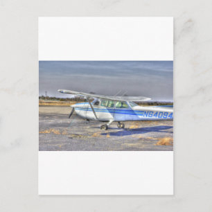 HDR Tired Flygplan Hjul set in Vykort