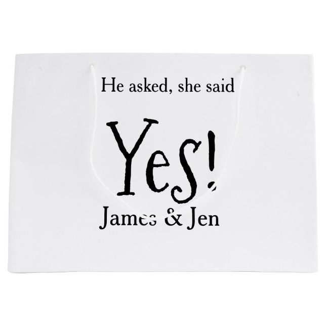 He asked she said yes engagement party name simple (Framsidan)