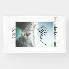 He asked she said yes engagement photo name stylis