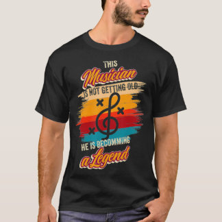 He is becoming a legend DJ Birthday Music moon  T Shirt
