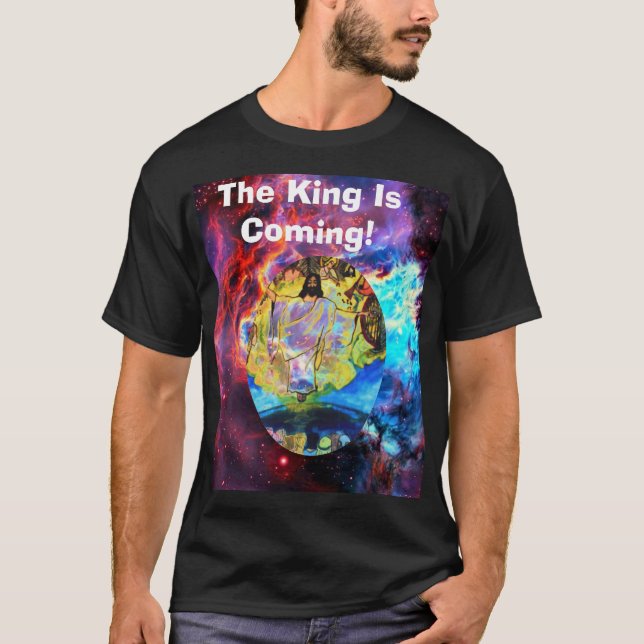 HE IS COMING  T SHIRT (Framsida)