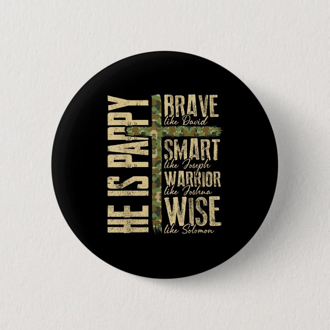 He Is Pappy Camo Religious Father's Day Christian  Knapp (Framsida)