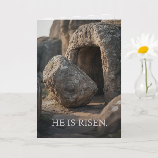 He Is Risen Easter Bulk Church Greeting Cards Kort (Liten växt)