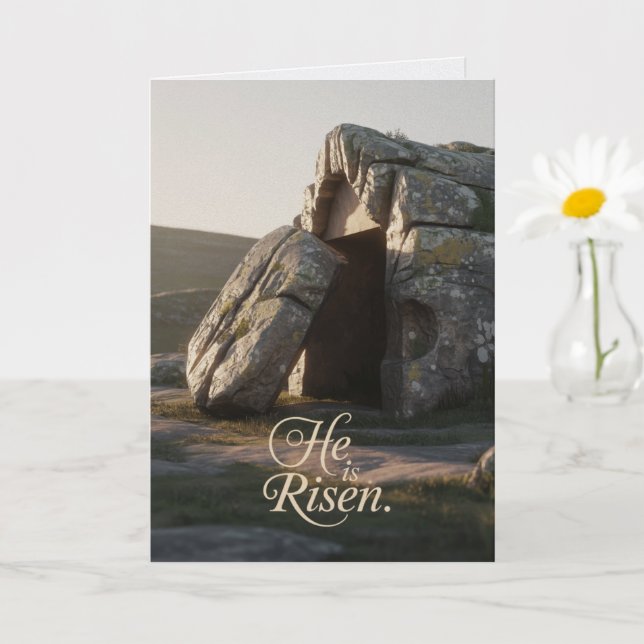 He Is Risen Easter Bulk Church Greeting Cards Kort (Liten växt)
