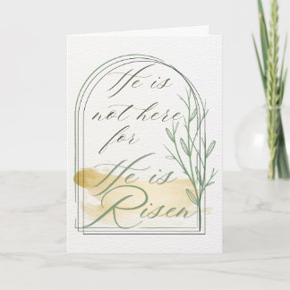 He is Risen Easter Card Helgkort