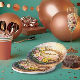 He Is Risen Easter Floral Crown of Thorns