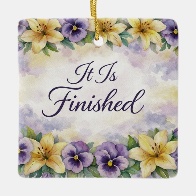 He Is Risen Easter Ornament (Framsida)