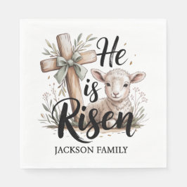 He is Risen! Easter Sunday Paper Pappersservett