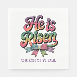 He Is Risen! Easter Sunday Pappersservett
