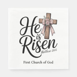 He is Risen! Easter Sunday Pappersservett