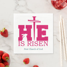 He is Risen! Easter Sunday Pappersservett
