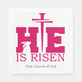 He is Risen! Easter Sunday Pappersservett