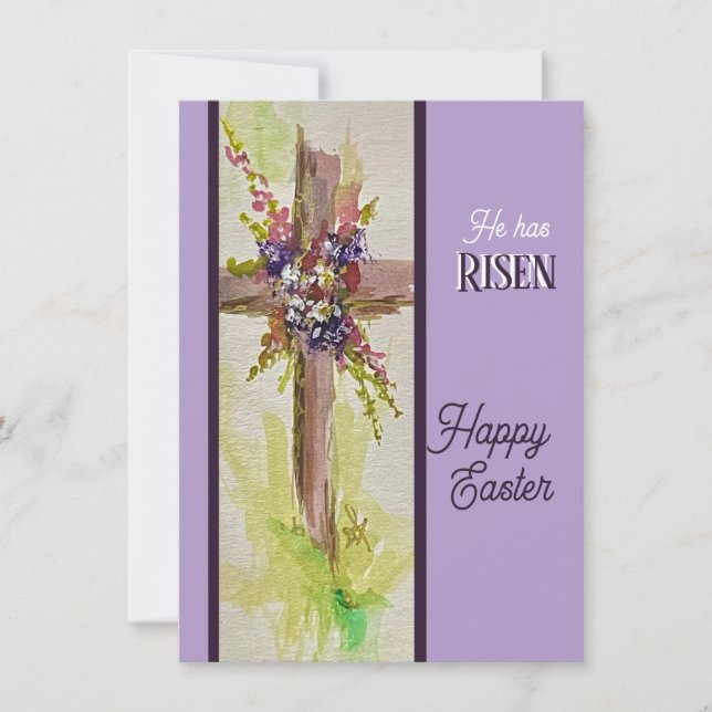 He is Risen Flat Note Card Anteckningskort (Framsida)