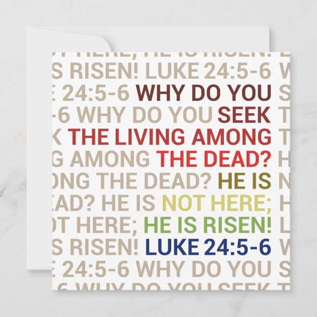 He is Risen Kort (Framsida)