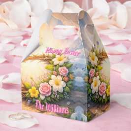 He Is Risen Religious Floral Crown Personalized Presentaskar